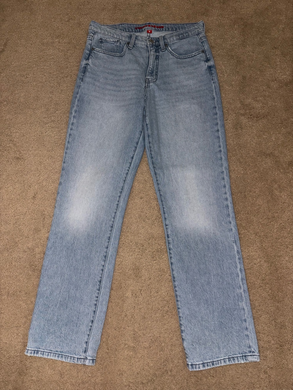 Lucky Brand high rise straight jean